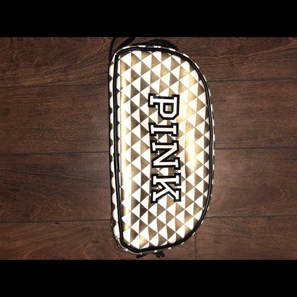 PINK! Double Sided Makeup Bag